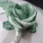 Large Herend Heart-Shaped Jewelry Box with Apponyi Pattern and Rose Handle - Image 16