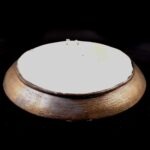 Hortobágy – Puszta scene bronzed ceramic wall plate. - Image 8