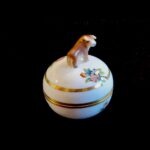 Herend “Bull Handled” Victoria Pattern Jewelry Box - Image 14