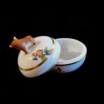 Herend “Bull Handled” Victoria Pattern Jewelry Box - Image 2