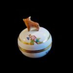 Herend “Bull Handled” Victoria Pattern Jewelry Box - Image 6