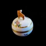 Herend “Bull Handled” Victoria Pattern Jewelry Box - Image 8