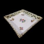 Herend Baroque Tray – Victoria Pattern – Reticulated Design - Image 9