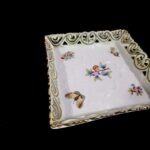 Herend Baroque Tray – Victoria Pattern – Reticulated Design - Image 8