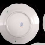 Herend Apponyi Green Chinese Bouquet Dessert Set - Image 20