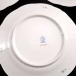 Herend Apponyi Green Chinese Bouquet Dessert Set - Image 23