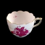 Herend Apponyi (AV) Chinese Bouquet Pur Pur Coffee Cup – 711 - Image 2