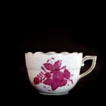 Herend Apponyi (AV) Chinese Bouquet Pur Pur Coffee Cup – 711 - Image 10