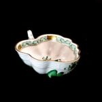 Herend Green Apponyi Pattern Leaf-Shaped Sugar Bowl - Image 9