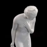 Herend “Frog Prince and Princess” – Unpainted Art Deco Porcelain Figurine - Image 2