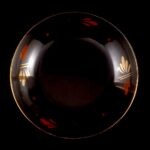 Mid-Century Gilded Glass Dessert Set for 6 – Unknown Maker - Image 2