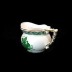 Herend Green Apponyi Pattern Milk Jug (Creamer) - Image 3