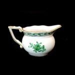 Herend Green Apponyi Pattern Milk Jug (Creamer) - Image 6