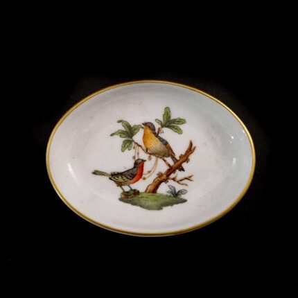 Herend Porcelain Small Bowl – Classic Rothschild Pattern with Jubilee Mark