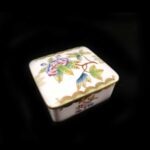 Herend Victoria (VBO) Pattern Rectangular Jewelry Box – 135th Anniversary Jubilee Mark