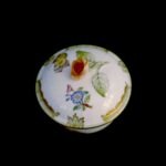 Herend Victoria (VBA) Pattern Sugar Bowl with Rose Finial - Image 16