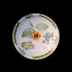 Herend Victoria (VBA) Pattern Sugar Bowl with Rose Finial - Image 4