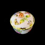 Herend Large Porcelain Sugar Bowl – Victoria (VBO) Pattern with Rose Finial - Image 13