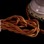 Herend VBO Porcelain Table Lamp 1944 – Baroque Base – Hand-Painted Silk Shade - Image 21