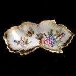 Herend Queen Victoria (VBO) Leaf Shaped Bowl - Image 8