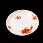 Herend Apponyi AOG Chinese Bouquet Red Coffee Cup Saucer – Model 711 - Image 2