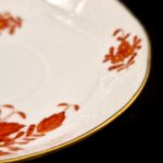 Herend Apponyi AOG Chinese Bouquet Red Coffee Cup Saucer – Model 711 - Image 3