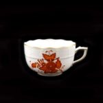 Herend Apponyi AOG Chinese Bouquet Red Tea Cup – Model 724
